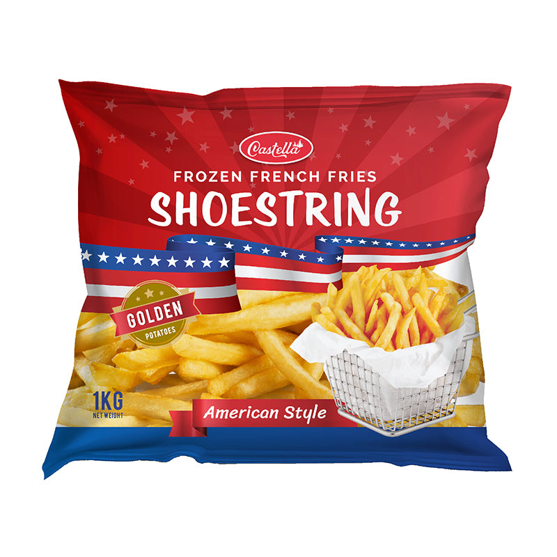 Castella - Frozen French Fries Shoestring (WF) 10kg (1kgx10 Packs ...