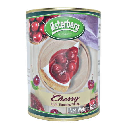 Osterberg Canned Cherry Fruit Topping & Filling 35% 620G