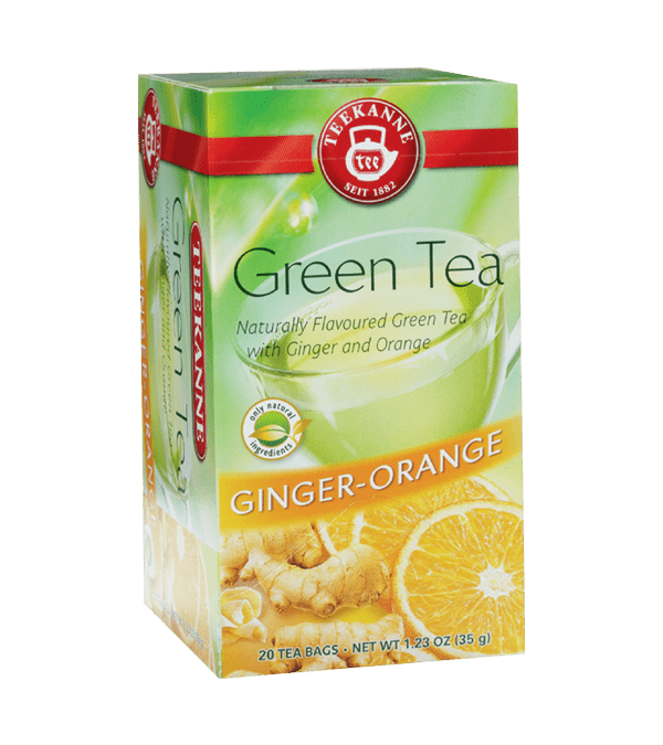 Teekanne Ginger & Orange Flavoured Green Tea 35G