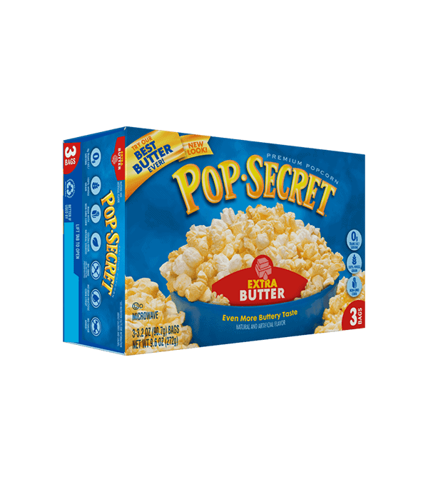 Pop Secret Microwave Popcorn - Extra Butter 272G