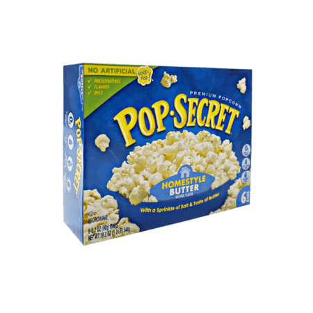 Pop Secret Microwave Popcorn - Homestyle 544G