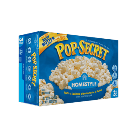 Pop-Secret Microwave Popcorn - Homestyle 272G (90G X 3)