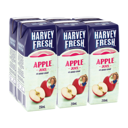 HARVEY FRESH Apple Juice 250mlx6