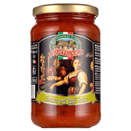 Campagna Tomato and Basil Sauce 350g