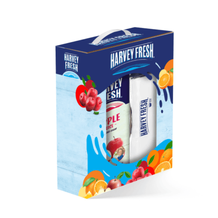 Harvey Fresh Apple Juice 1L + กระบอกน้ำคละสี Gift Set