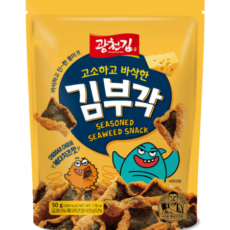 Kwang Cheon Kim Korean Crispy Seaweed Snack Cheese 50g
