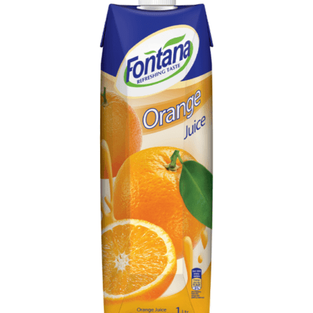 FONTANA น้ำส้ม 100% จากน้ำส้มเข้มข้น 1L